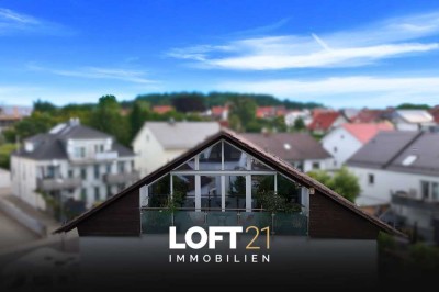 ** 3-Zimmer-Dachgeschosswohnung mit Weitblick und Garage inklusive **