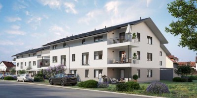 NEUBAU - Eigentumswohnungen in Untersiemau! Moderne Wohnungen im Obergeschoss mit Balkon und Parkpla