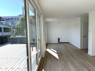 Bezugsfertiges, lichtdurchflutetes  2-Zimmer-Penthouse mitten in Winterhude
