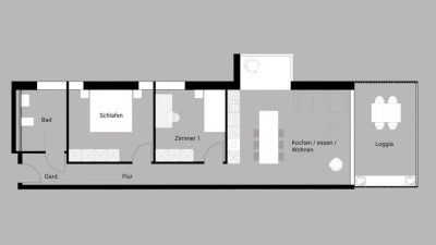 ERDGESCHOSSWOHNUNG DER EXTRAKLASSE MIT TERRASSE  "reserviert"