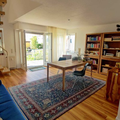 Vollmöblierte Maisonette-Wohnung mit 3,5 Zimmern & Balkon im Herzen Söflingens