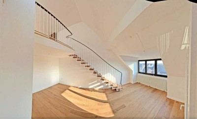 Repräsentative 3,5 Raum Maisonette-Wohnung mit Loggia in top gepflegtem Mehrfamilienhaus