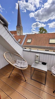Traumhafte DG-Whg. in der Östlichen Altstadt, Erstbezug nach Renovierung + Süd Balkon