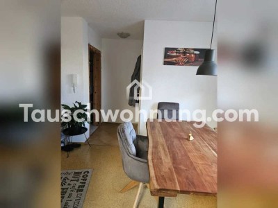 Tauschwohnung: Schöne 2-Zimmer Wohnung mit großer Terrasse