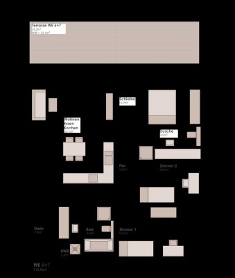 Stilvolle 4-Zimmer-Wohnung mit Garten und Einbauküche in Ginnheim