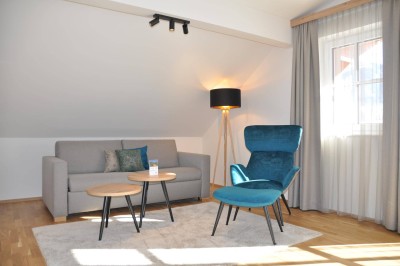 Chalet-FERIEN-Penthouse NEUBAU in Gastein, Dorfgastein, Ortsteil Unterberg, in bester unverbaubarer Grünruhelage mit Genehmigung für die private Vermietung an Feriengäste (touristische Nutzung)