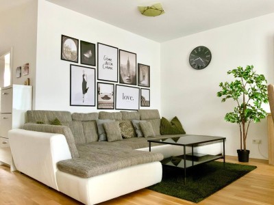 Moderne vollmöblierte 3-Zimmer Wohnung mit Garten in Linz