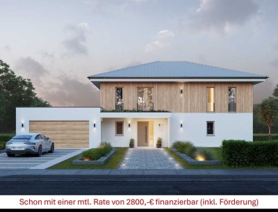 Business-Zuhause - Stil trifft Funktion mit Herrliches Grundstück in S