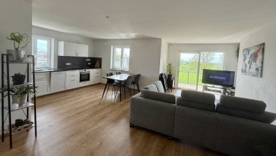 Wohnung im 1. Stock mit Balkon und eigenem Gartenanteil