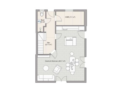Modernes Reihenendhaus mit großem Garten in Neu Wulmstorf