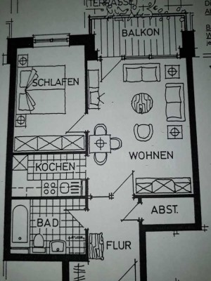 2-Zimmer Wohnung mit Balkon und Stellplatz in Neubrandenburg