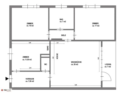 Große 4-Zimmer Neubauwohnung mit Loggia (ca. 100m2) + Pkw-Stellplatz ++ 2485 Wampersdorf Nähe Pottendorf++Kein Gas??? Kein Problem – wir HEIZEN unabhängig mit Holz !!!