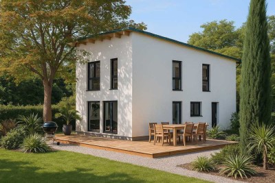 Ihre maßgeschneiderte Doppelhaushälfte mit Living Haus: Innovativ, flexibel, zukunftssicher!