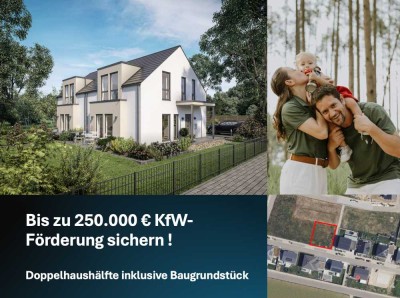 Jetzt bis zu 220.000 € KfW-Förderung sichern! Doppelhaushälfte im Neubaugebiet