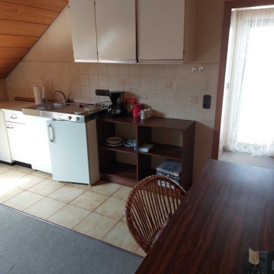1-Zimmer-Appartement in Karlsruhe-Durlach-Aue mit Balkon und Stadtbahnanschluss  (voll möbliert)