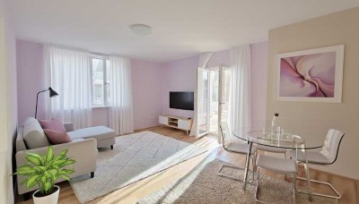 Familienwohnung mit Balkon im Erstbezug