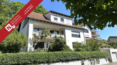 4-Zimmer-Wohnung im Obergeschoss eines 3-Familienhauses mit Balkon und Terrasse