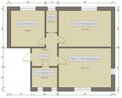 Geschmackvolle 3,5-Zimmer-Wohnung mit gehobener Innenausstattung mit Balkon und EBK in Lappersdorf
