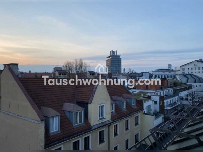Tauschwohnung: Charmante Altbauwohnung im Dachgeschoss, Nähe Gärtnerplatz