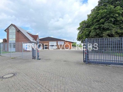 Gewerbe Jever: 320 m² Büro + 700 m² Halle + 8.046 m² Grundstück