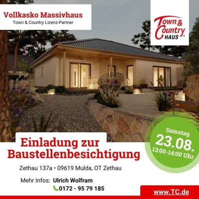 Herzliche Einladung zur Hausbesichtigung am 23.08.2025 in Mulda