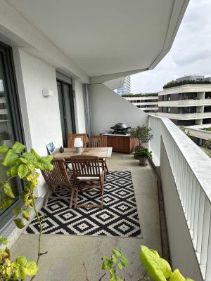Moderne 2-Zimmer-Terrassenwohnung mit ca. 15 m² Balkon & Tiefgaragenstellplatz