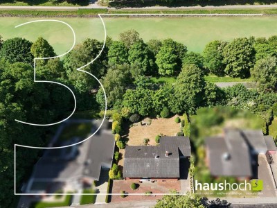 Erste Reihe: Uneinsehbares Einfamilienhaus am Kanal - absolute Rarität
