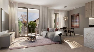 Wohnglück in Stuttgart-West: EH 40 QNG-Neubau, 2 Zimmer mit Balkon, Eigentumswohnung zum Kauf