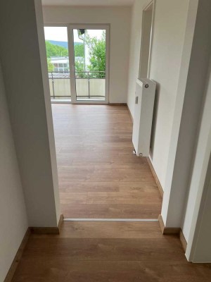 Erstbezug nach Sanierung mit Balkon: Exklusive 2-Raum-Wohnung mit geh. Innenausstattung in Elsenfeld
