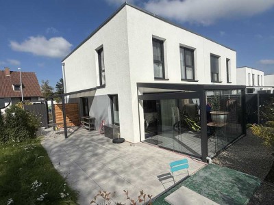 Moderne Doppelhaushälfte 4,5 Zimmern in Mengen
