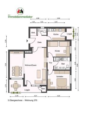 "Familienfreundliches Wohnparadies in Steinbach – 3-4 Zi. ETW mit atemberaubendem Skyline-Blick"