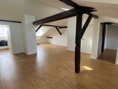 2-Zimmer-DG Wohnung mit Blick über Bambergs Altstadt, Erstbezug nach Sanierung