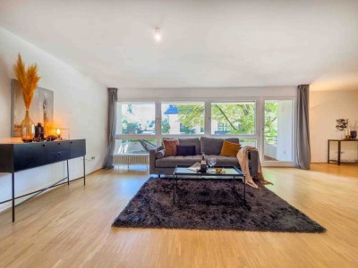 Großzügige 3-Zimmerwohnung mit Einbauküche, Kamin, Balkon und Terrasse