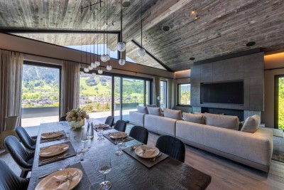 Einzigartiges Chalet am Sonnberg in Kitzbühel mit atemberaubendem Blick auf die Streif