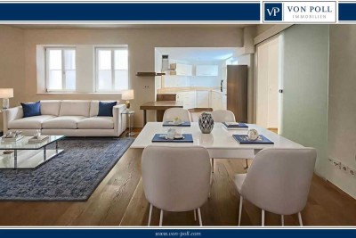 Exklusives Wohnen in Top-Lage: 3-Zimmer-Wohnung mit Balkon in der Stadtmitte von Nördlingen