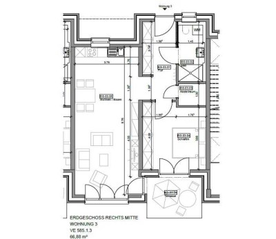 Schöne zentrale Wohnung (Erstbezug)