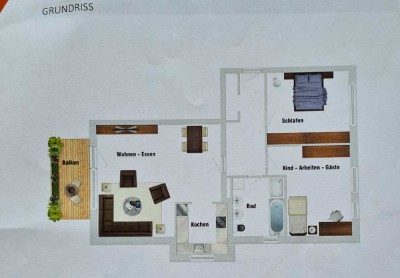 Exklusive, neuwertige 3-Zimmer-Wohnung mit gehobener Innenausstattung mit Balkon in Buchloe