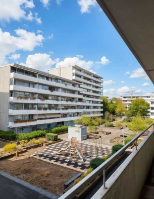 Teilmodernisierte, barrierefreie 2-Zimmer-Wohnung im Wohnpark Türnich – mit Loggia und TG-Stellplatz