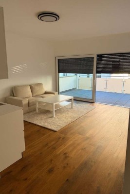 Neubau, moderne 1,5 Zimmer Wohnung mit Balkon in Frankfurt am Main