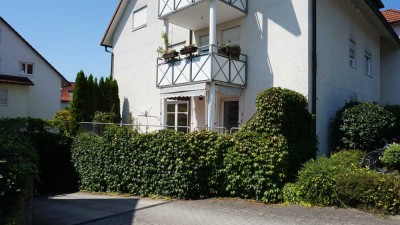 Exklusive 3-Zimmer-EG-Wohnung mit Balkon und Einbauküche in Wangen im Allgäu