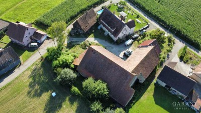 Visionäre gesucht! Denkmalgeschütztes Gehöft im Außenbereich von Schallstadt
