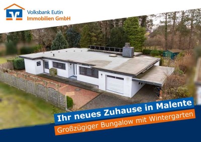 Großzügiger Bungalow mit Wintergarten in guter Lage von Malente