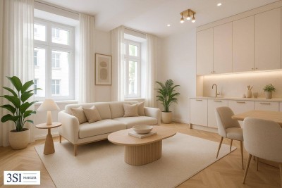 Moderne sanierter 2-Zimmer-Altbau in 1120 Wien – Erstbezug zum Top-Preis von 269.000 €!