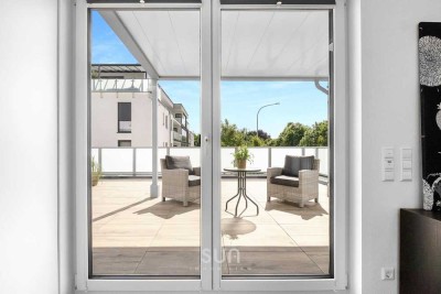 MODERN; HELL & EXKLUSIV: 2,5-Zimmer-Wohnhighlight mit XXL-Terrasse!