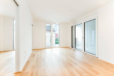 Erstbezug ab Dezember! 1,5-Zimmer-Loggiawohnung inkl. Stellplatz zu vermieten!
