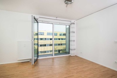 Neuwertiges 1-Zimmer-Apartment mit Balkon u. EBK für Studenten