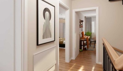 Doppelhaushälfte mit großer Dachterrasse