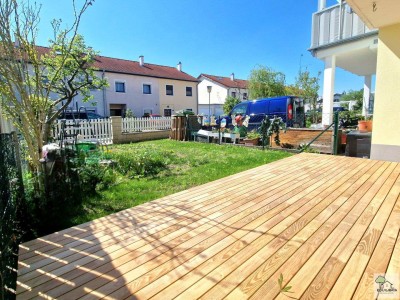 HOT NEWS! SONNIGE GARTENWOHNUNG IN BAHNHOFSNÄHE MIT RIESIGEM 15m² KELLER