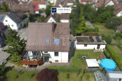 Überwiegend saniertes Einfamilienhaus mit familienfreundlichem Grundstück