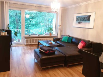 Befristete wunderschöne 3-Raum-Wohnung für 6 Monate zur Zwischenmiete, zentral und ruhig im Grünen